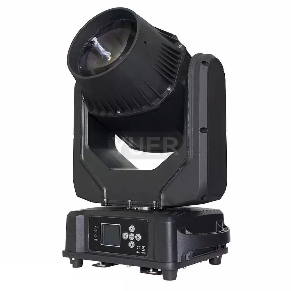 YUER NEW IP66 Waterproof Beam 200W LED Moving Head Light with 8+16 Rotating Prism Lyres LED DMX512 Professional Stage Lighting