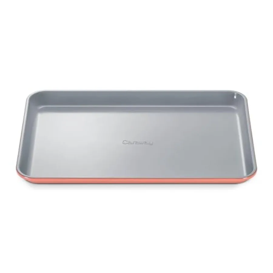 

Non-Stick Ceramic Baking Sheet - Naturally Slick Ceramic Coating - Non-Toxic PTFE and PFOA Free - Perfect for Baking Roasting a