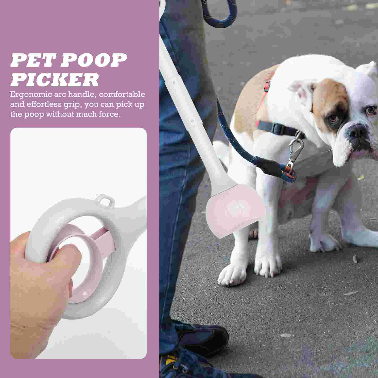 Pet Toilet Poop Clip Dog Excrement Picker Pooper Scooper Outdoor Folding