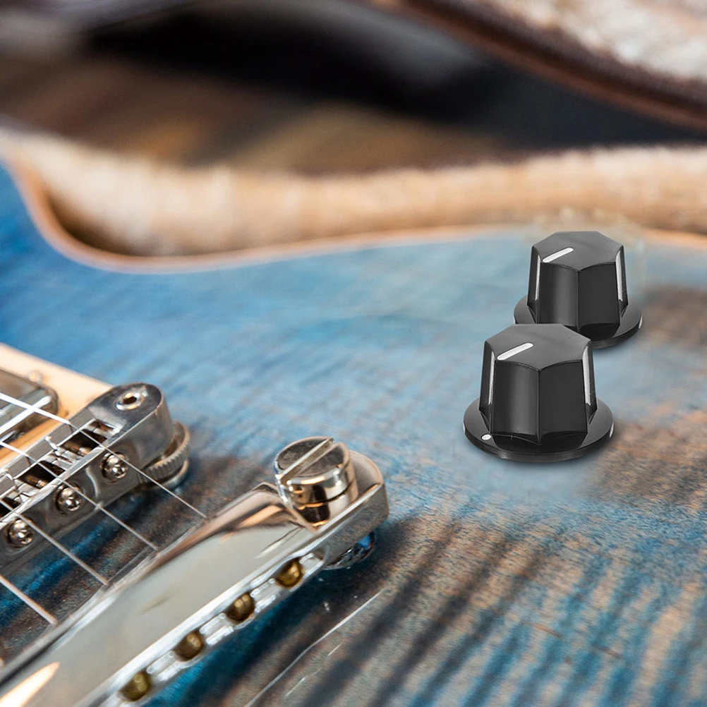 

20 Pcs Electric Guitar Knob Cap Control Potentiometer Volume Knobs Acoustic Parts Bass Effector