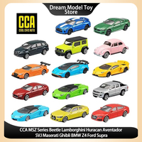 CCA MSZ 1:64 Beetle Lamborghini Huracan Aventador SVJ Maserati Ghibli BMW Z4 Ford Supra Audi Alloy Diecast Car Model Toy Gift