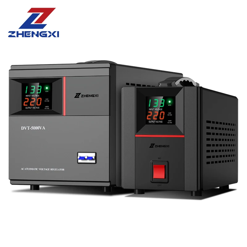 OEM LCD Display 1kva 2kva 3kva 5kva avr 220v ac automatic Input Voltage 80V-260V voltage regulators/stabilizers