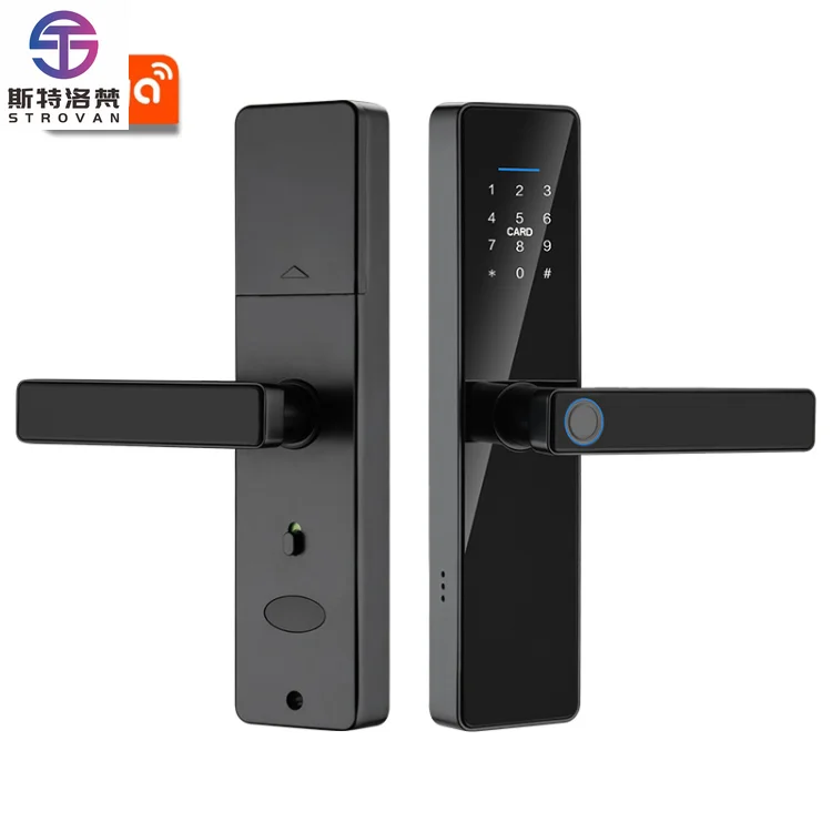 

ZXHK Popular Fingerprint Door Lock Digital Electronic Door Lock With TTLOCK Software Management