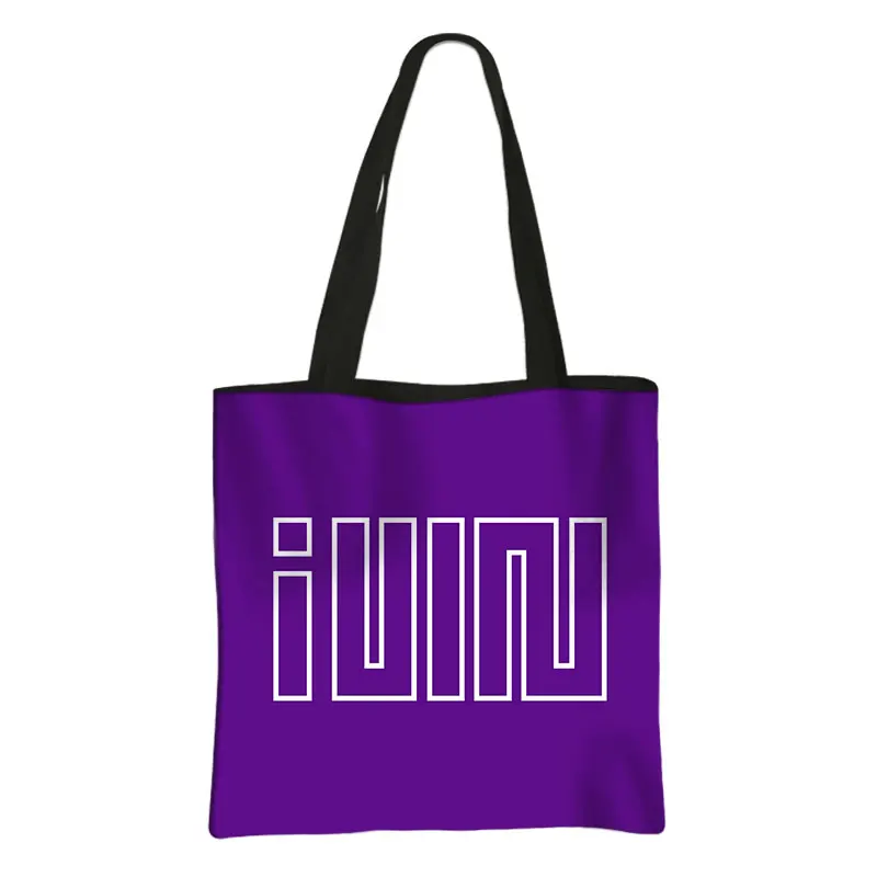 Kpop-Bolso de mano I-DLE Alblum I Feel para mujer, bolso de hombro Queencard, Soyeon/YUQI/MIYEON/Minnie /Shuhua, reutilizable