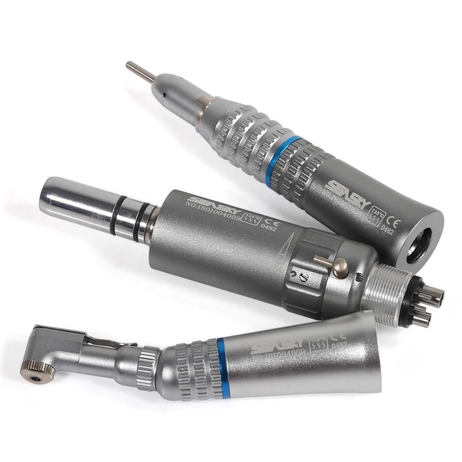 

Den tal Low Slow Speed Straight Handpiece+ Contra Angle+Air motor 4-Hole E-type