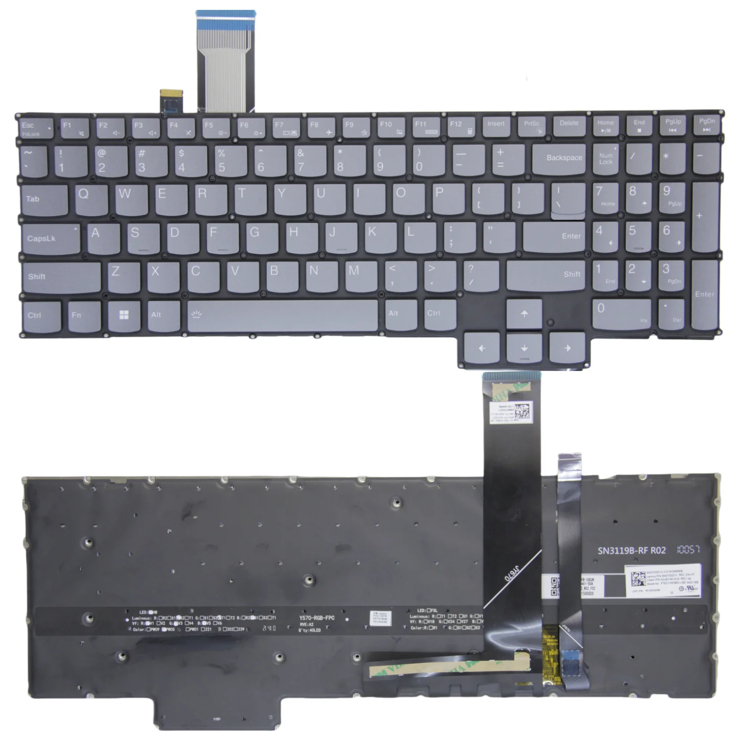 US Keyboard For LENOVO Rescuer Y7000 Y7000P R7000P R9000P ARH7 IAH7 IRX8 ARX8 2022 2023 Legion5 PRO-16IAH7H