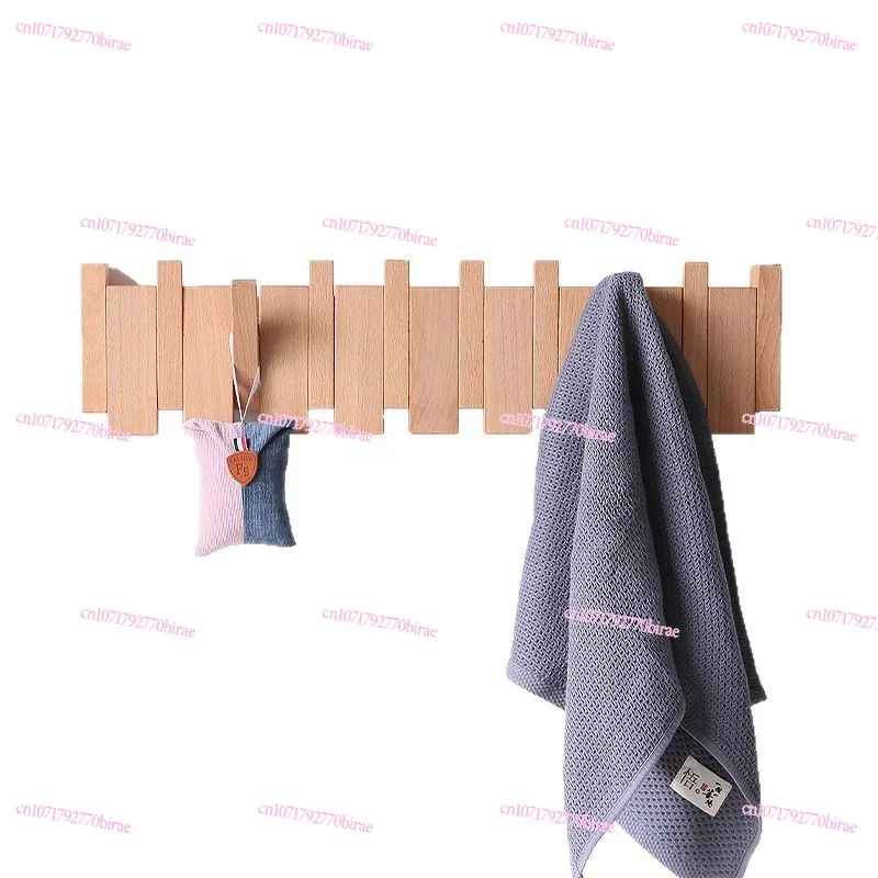 

Piano Keys Hanging Hangers, Solid Wood Walls, Wall Porch Entering The Door, Clothes and Hats Hooks