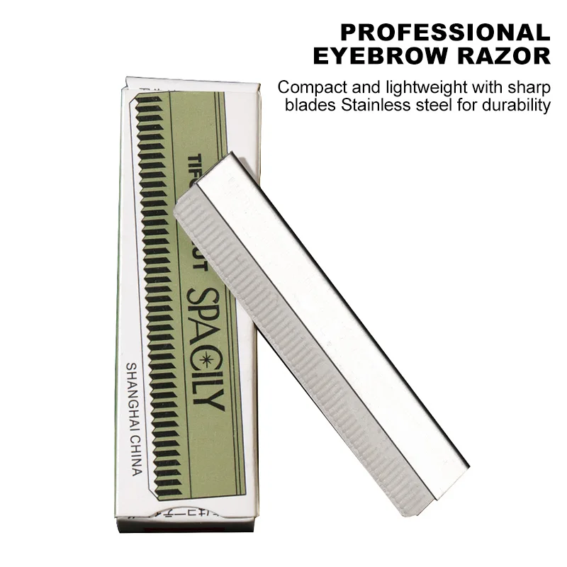 10 stuks decoratie wenkbrauwmes roestvrij staal wenkbrauwscheermes wenkbrauwmes make-up artiest scheermes wenkbrauwmes schoonheidsgereedschap