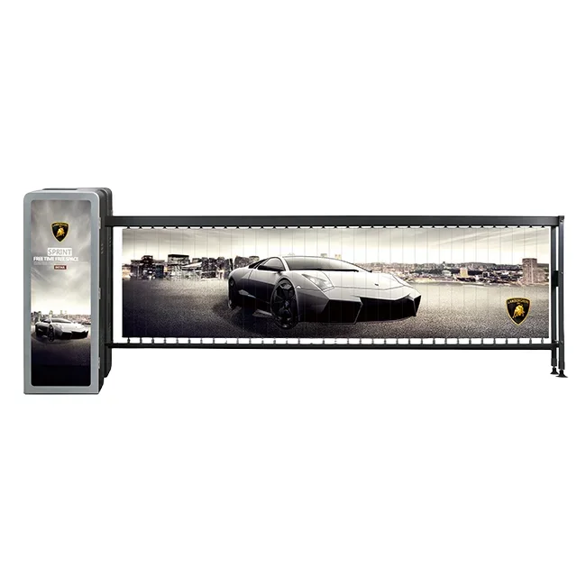 ACS AUTO AD بوابة حاجز ذكية جديدة للطرق السريعة الخارجية ومواقف السيارات للإعلان عن نظام مواقف السيارات المجتمعية