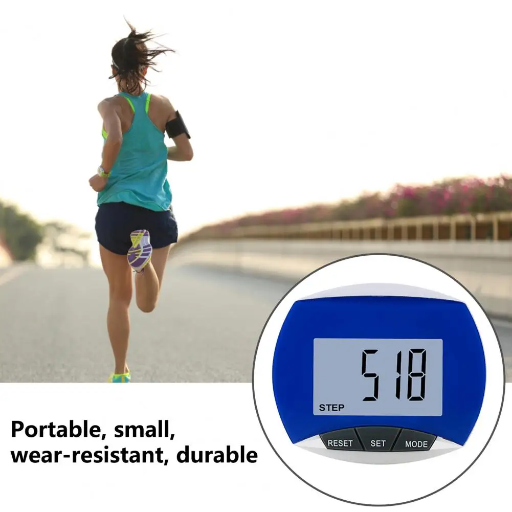 Pedometer Lightweight Touch Button Running Pedometer Step Walking 3D Digital Pedometer Running Use