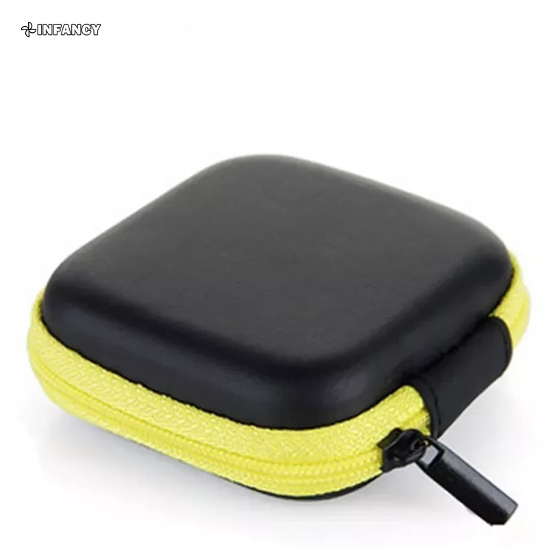 Eva Mini Portable Earphone Bag Coin Purse Headphone Usb Cable Case Storage Box Wallet Carrying Pouch Bag Earphone Accessory