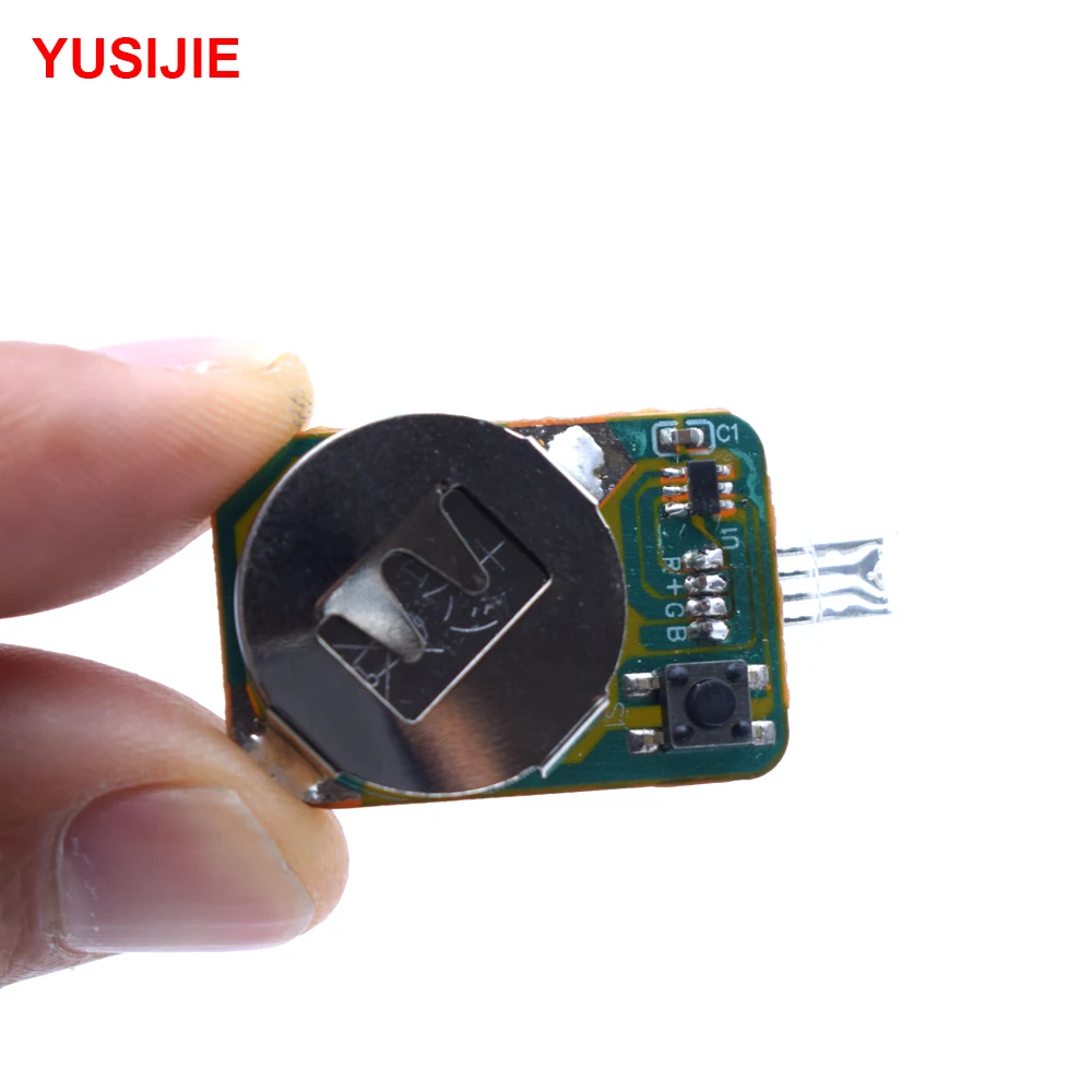 YUSIJIE-426 DIY LED colorful RGB light-emitting glasses hand-made model billboard gift box lighting module