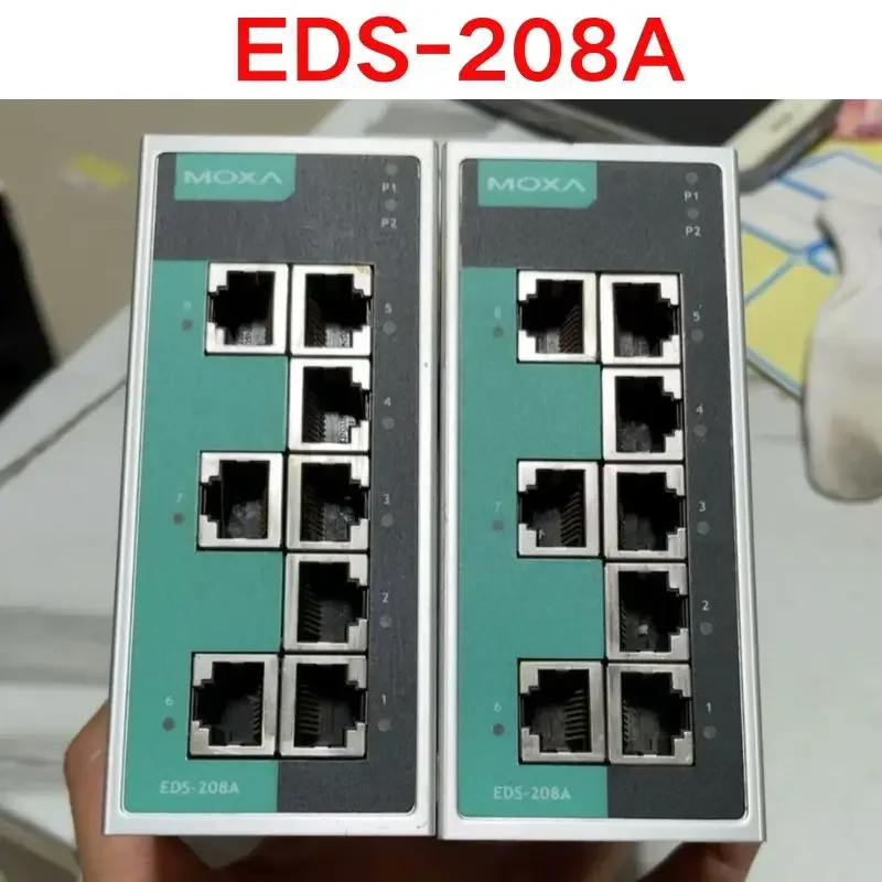 

Second-hand test Ok MOXA EDS-208A Industrial 8-Port Ethernet Switch