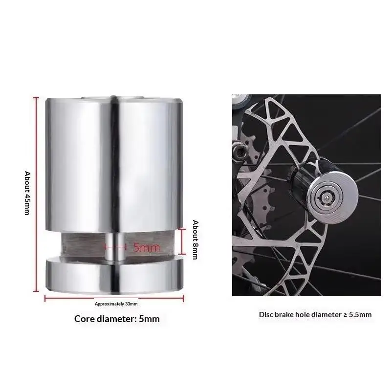 Anti Theft Disc Brake Lock for Bicycle Heavy Duty Rust Proof High Security Lock for Motorcycle Scooter E-Bike Cycling view 6