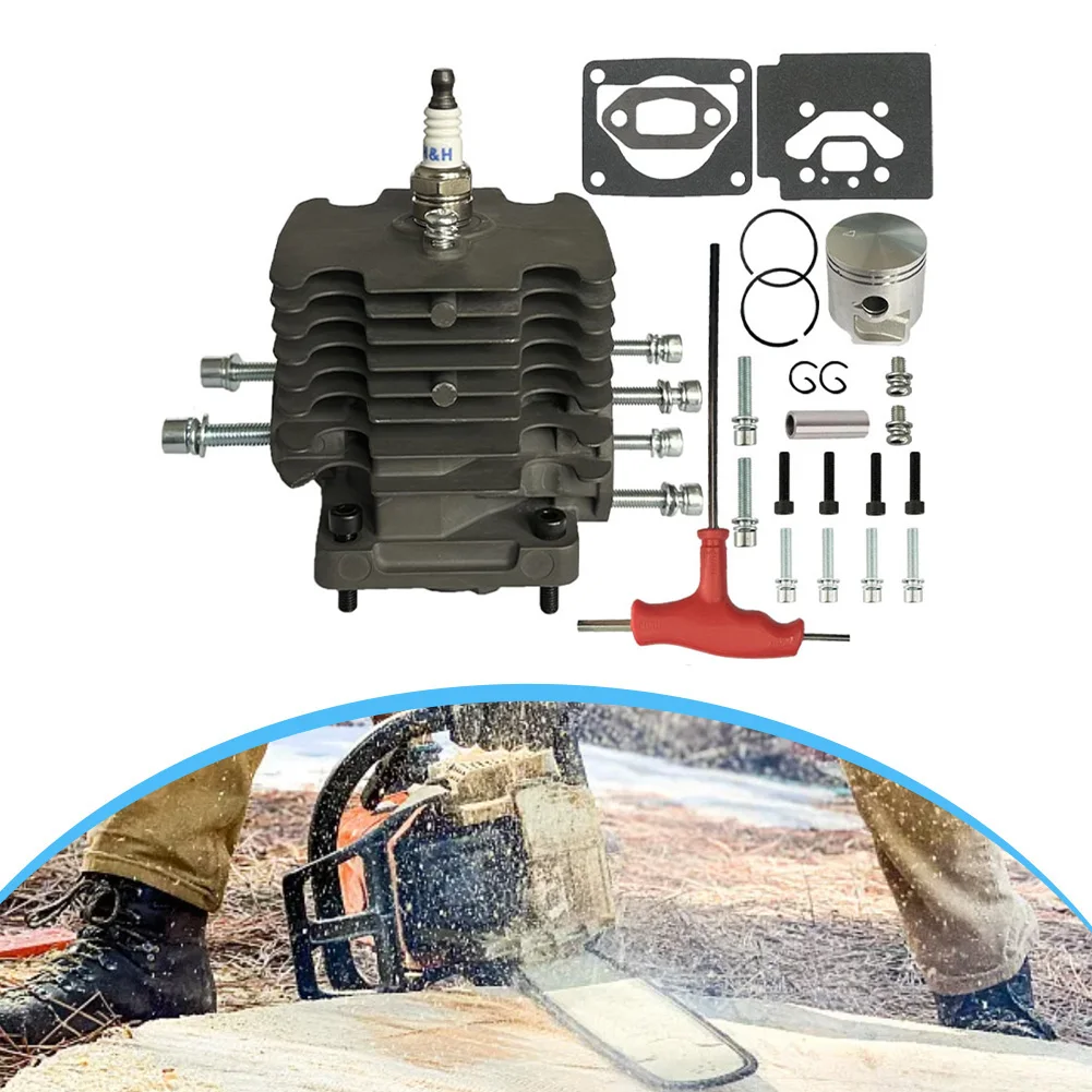 /Cylinder /For /Piston Kit For 150BF 150BT 350BF 350BT BB2250 502848701 Backpack Blower Engine Parts Replacement
