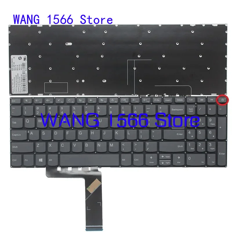 ZJ nuevo para IdeaPad 330-15 330-15AST 330-15IGM 330-15IKB 330-15ARR teclado para ordenador portátil de EE. UU.