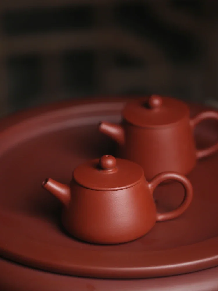 Tetera Zhu Ni de Chaozhou hecha a mano, tetera de boca ancha, favorita en China, para té Kung Fu, leche, té Oolong, sets para la ceremonia del té.