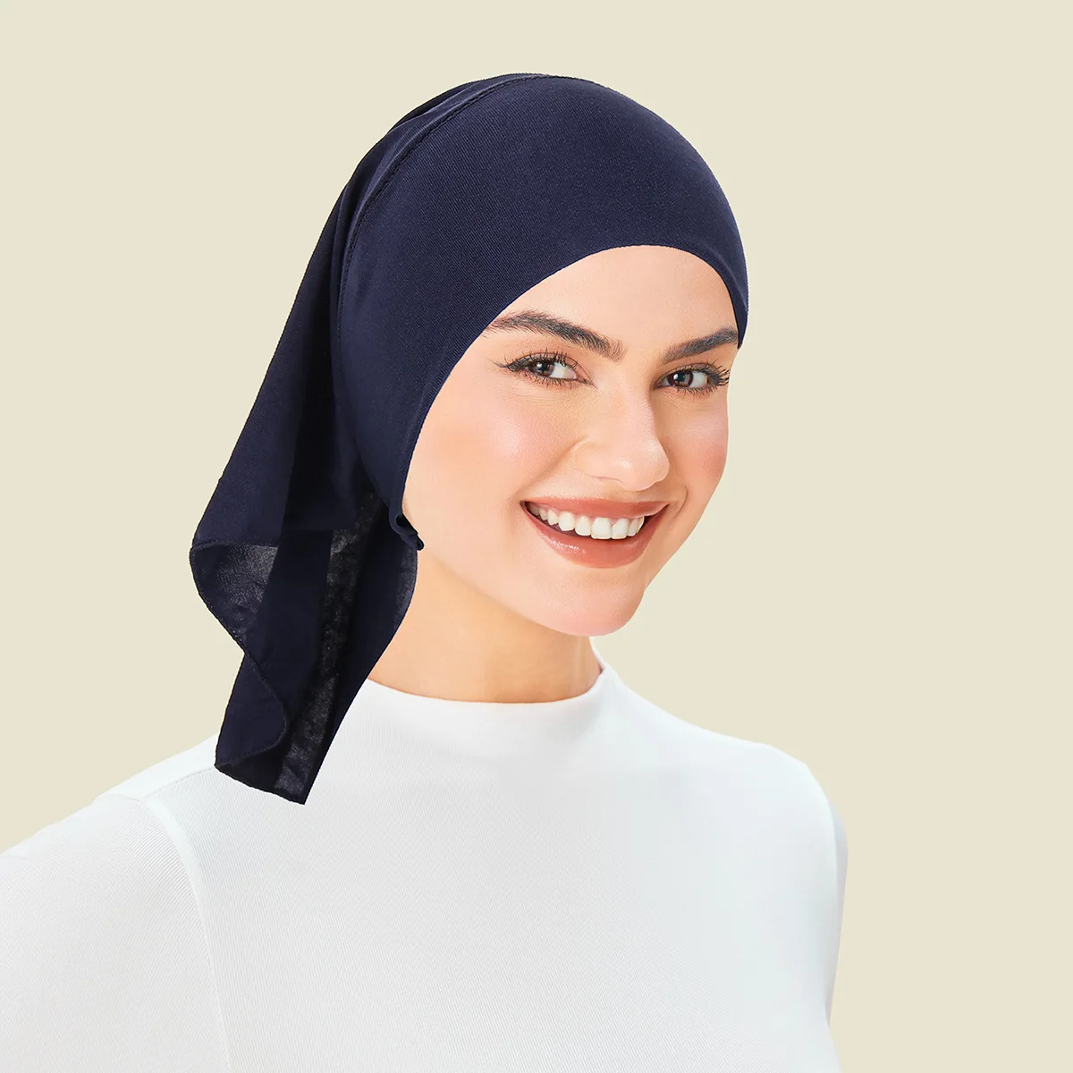 

Женский нижний шарф, мусульманский тюрбан, внутренний хиджаб, шапка, шапочки, шапка ниндзя, эластичный платок, повязка на голову от выпадения волос, Turbante Mujer