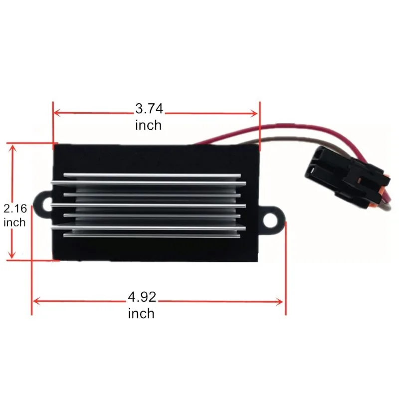 Blower Motor Resistor Heater Fan Control Module for Hummer H2 2003-2007 Replace 19331830 19329838 89023355 93803637 88986529