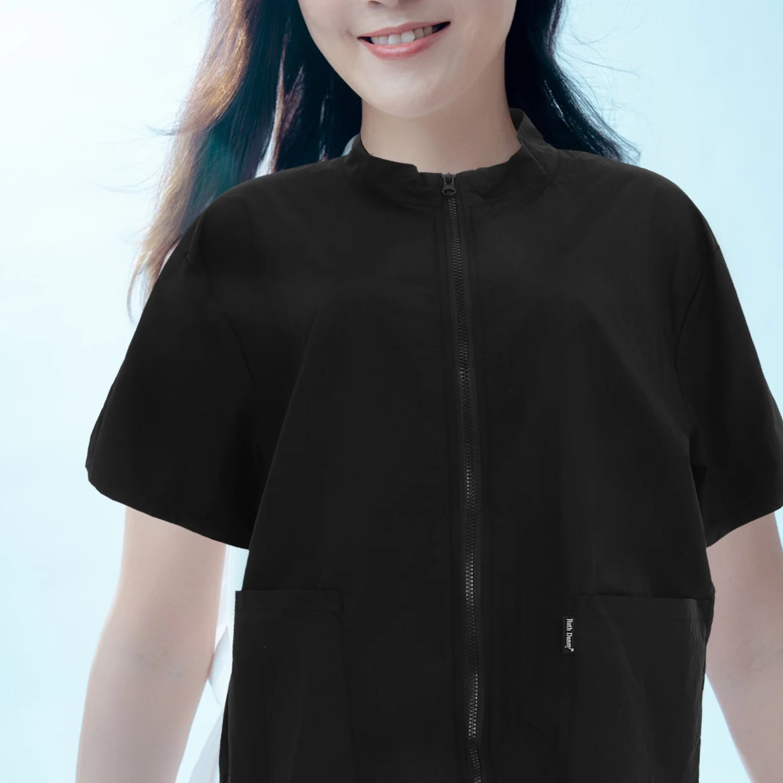 

Pet Cosmetologist Waterproof Nylon Smock For Dog Grooming Nail Hair Cutting Pet Shop Salon Bath Home Use