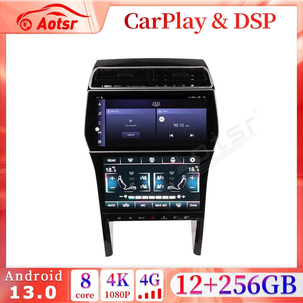 

8+256GB CarPlay 12.3" Android 13.0 Car radio Player GPS Navigation for Ford Explorer Sync 2011-2020 AutoRadio Stereo Head Unit