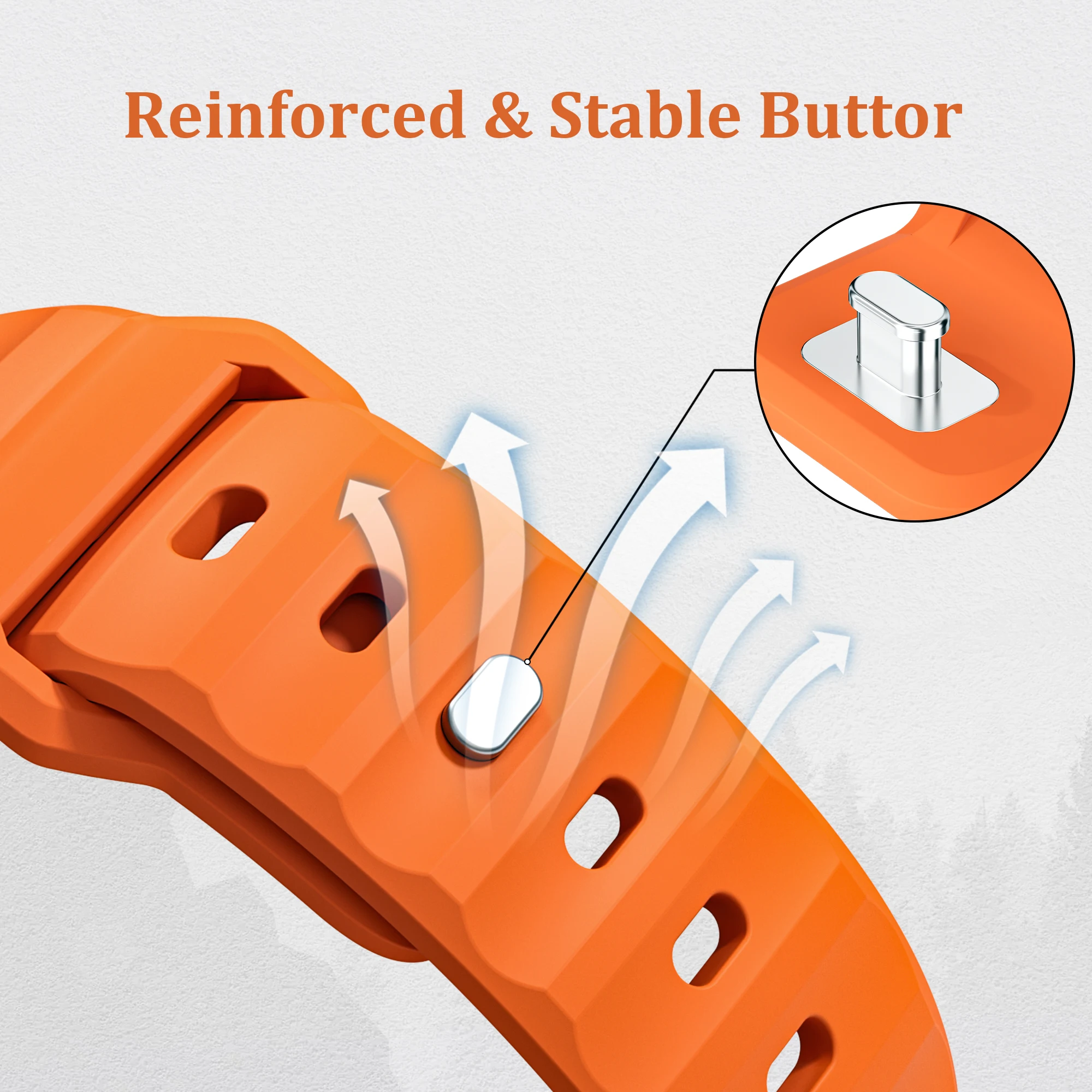 Silicone Strap for Apple watch band 44mm 45mm 49mm 42mm correa smartwatch Sport bracelet iwatch Series 9 8 7 6 5 SE Ultra 2 band image 3