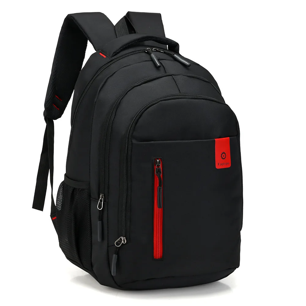 Mochila de viaje impermeable para hombre, bolso escolar de gran capacidad, de poliéster, a la moda, informal, Oxford, 20-35L