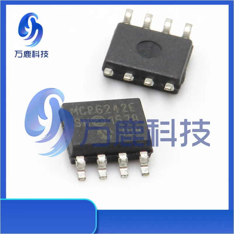 Mcp6242-E/Sn 1.8V, 500Khz Dual Low-Cost Cmos Operational Amplifier Soic-8