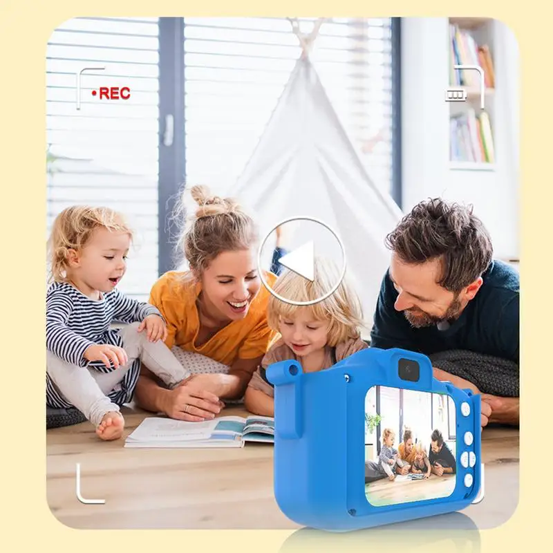 Toddler Digital Camera Dinosaur Dinosaur Kids Selfie Camera HD 1080P Multi-Functional Portable Video Camera For Toddler