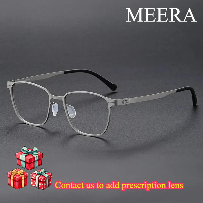 

80991 Ready Stock Designer Eyeglass Frames Titanium Acetate Frame Eyewear