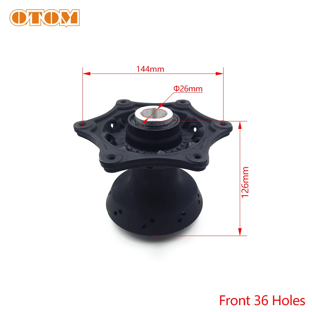 OTOM 36 Holes Motorcycle Front Hub With Sleeve Billet Cover For KTM EXC 250 EXC525 SX125 SX250 SXF 450 350 640 Enduro Wheel Rims