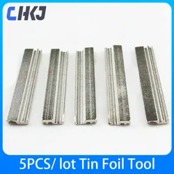 CHKJ 5PCS/ lot Tin foil tool AB film with groove on the side and no groove on the side Locksmith tools