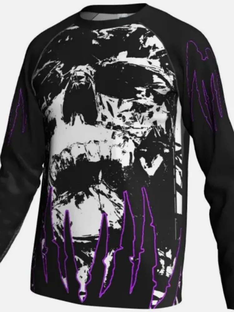 AliExpress NONE TEENAGERS DOWNHILL JERSEY NEW LONG-SLEEVED MOUNTAIN BIKE AND OFF-ROAD MOTORCYCLE PERFORMANCE TOP ALL-TERRAIN MEN'S LONG-SLEEVED