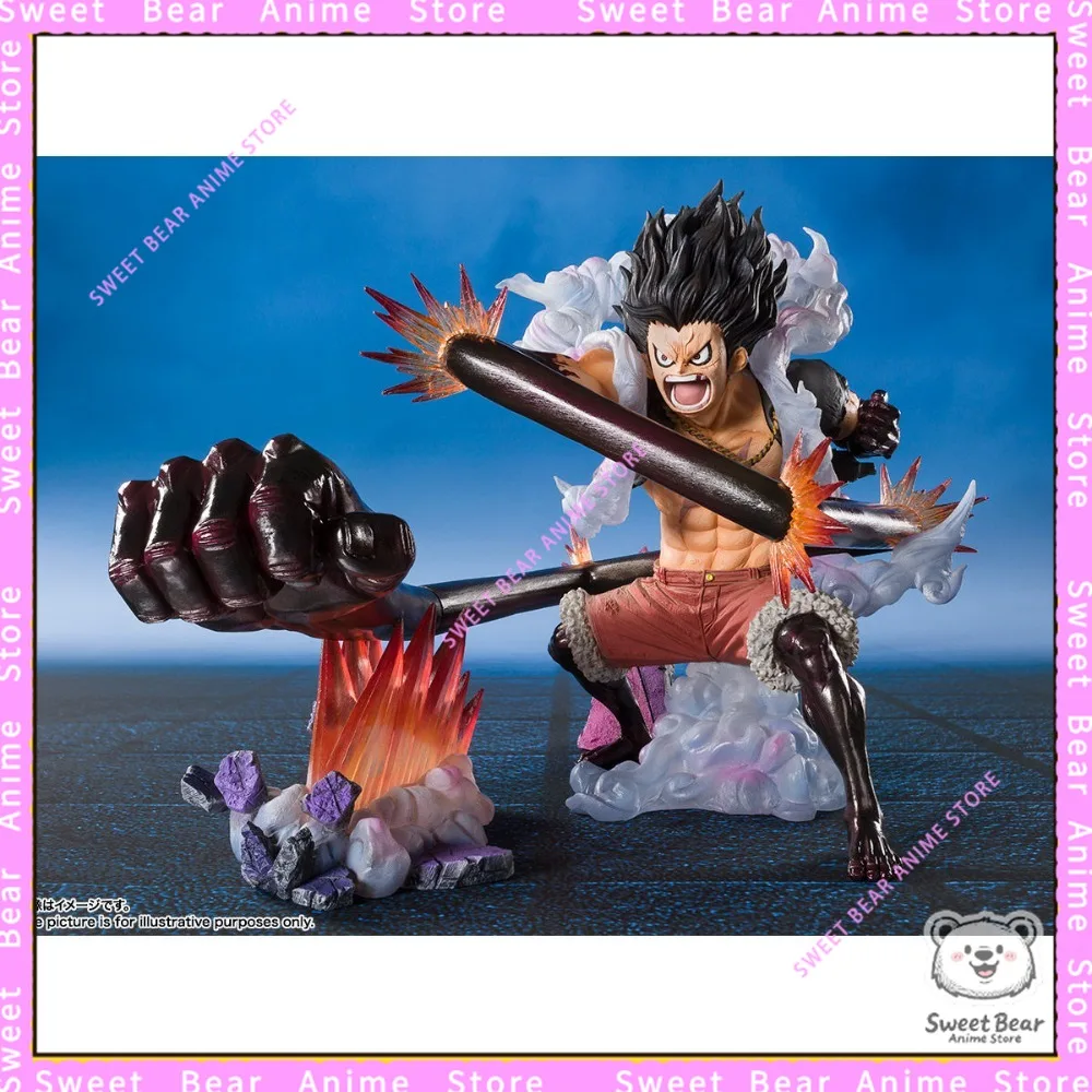 In Stock Bandai Figuarts ZERO Super Battle One Piece Luffy Gear 4 Snake Man King Snake Figure Anime Model Trendy Toys Doll - view 5