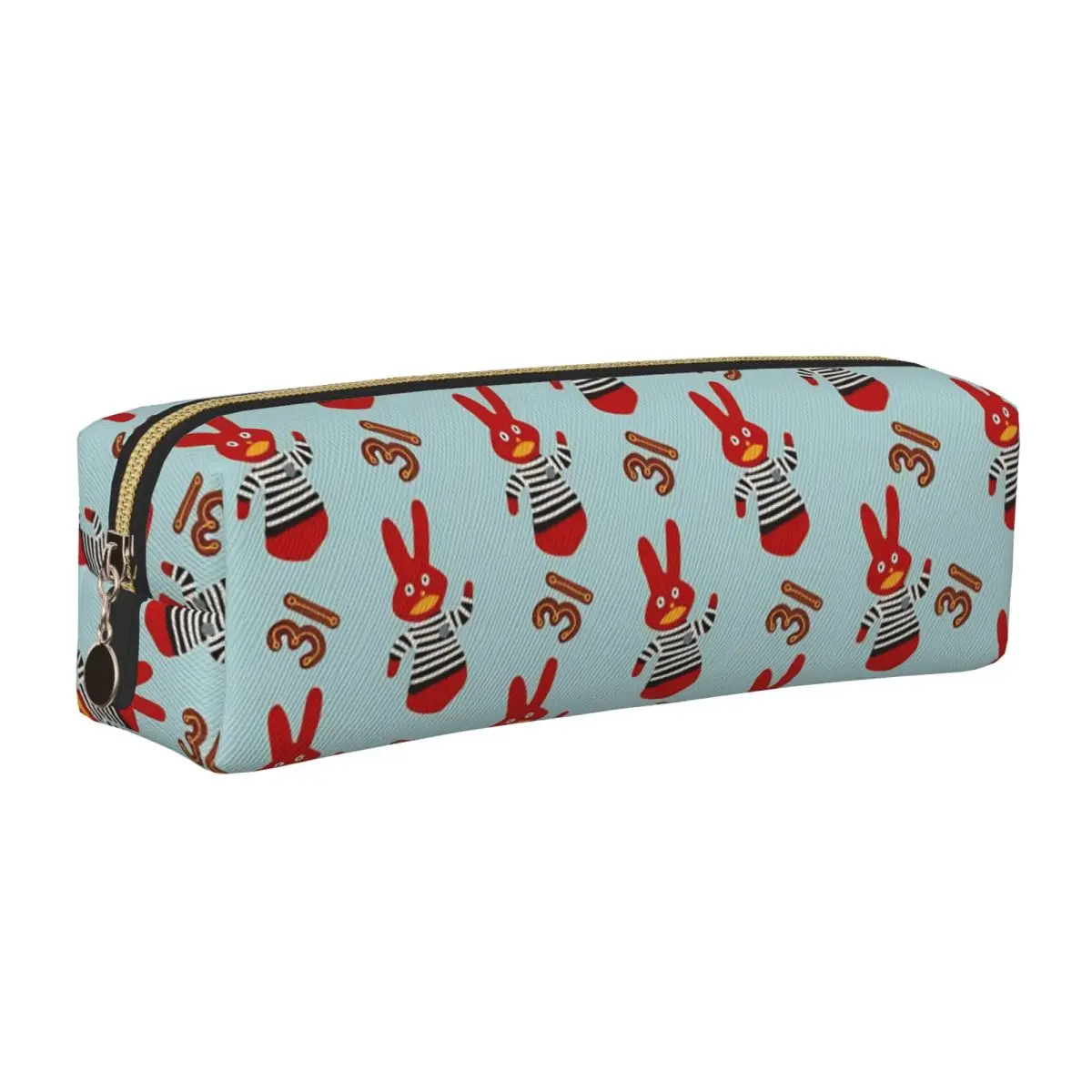 Estuche para lápices Bodoque de comedia de 31 Minutos, estuche para bolígrafos, material escolar de gran capacidad para niños, caja para lápices con cremallera