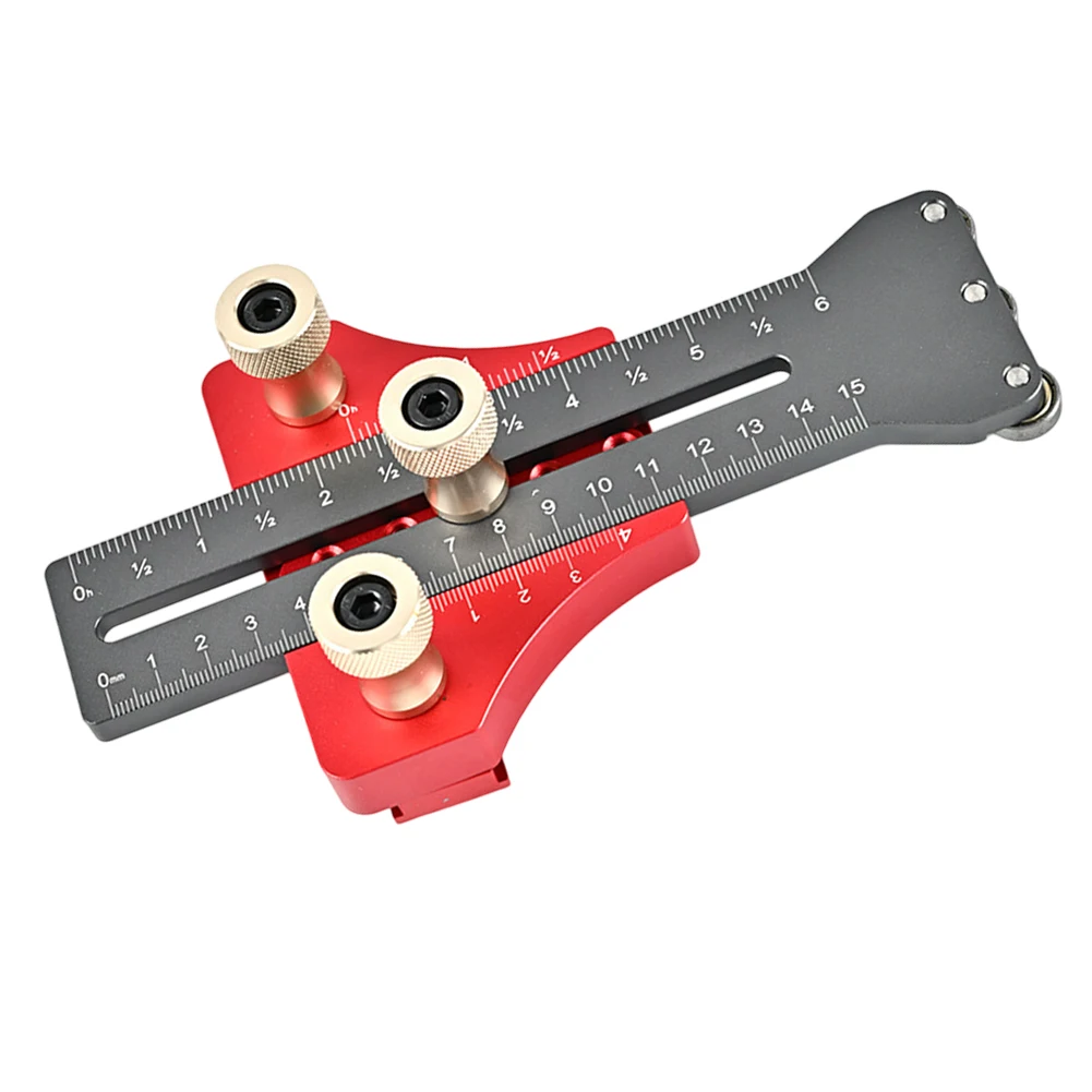 

Adjustable Cutting Guide Thin Rip Tool 19.5*10.5*7.5cm Compatible With Band Saws Inverted Roller Design For Routers