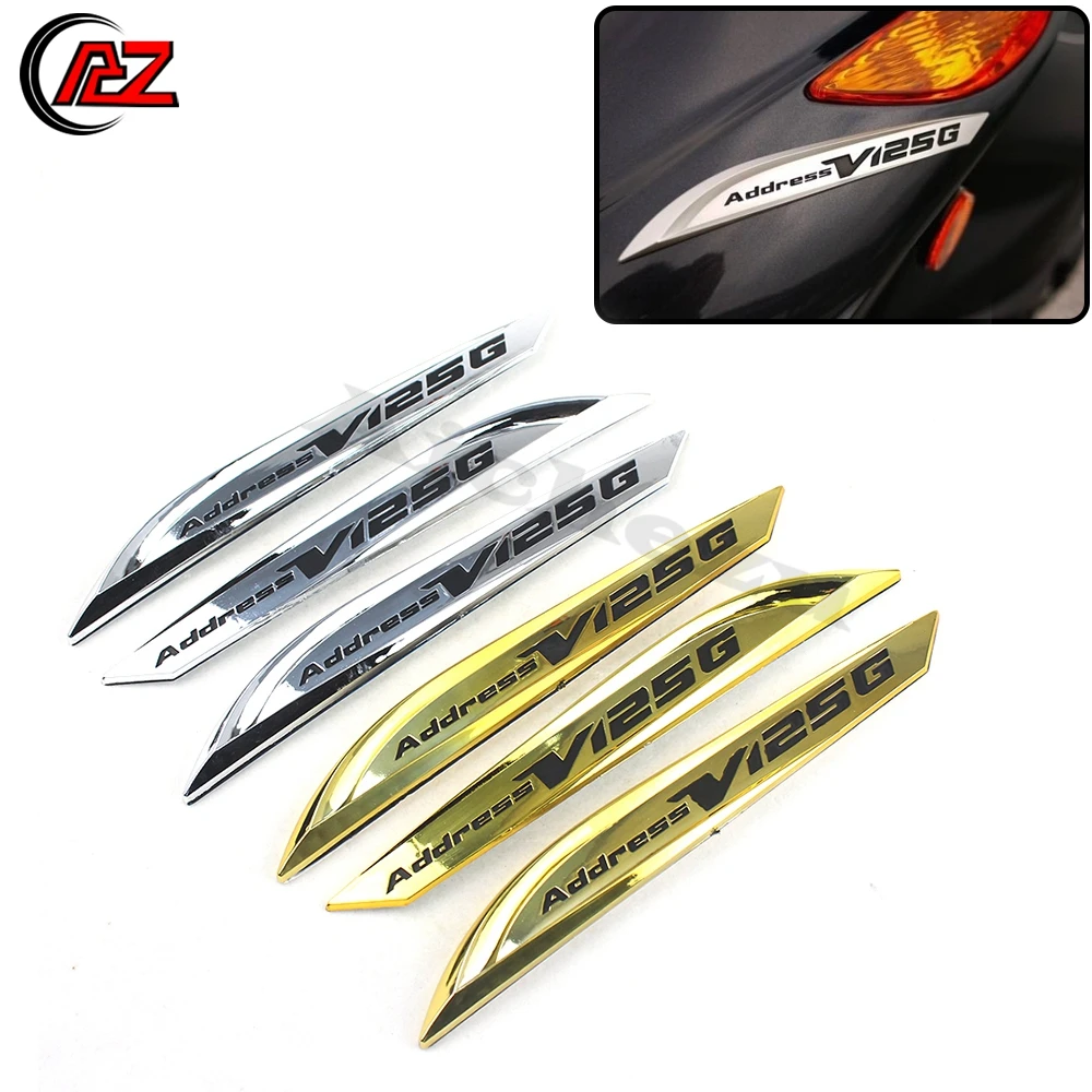 

For SUZUKI 3pcs Address V150G Motorcycle scooter body fairing stickers logo body sticker decals