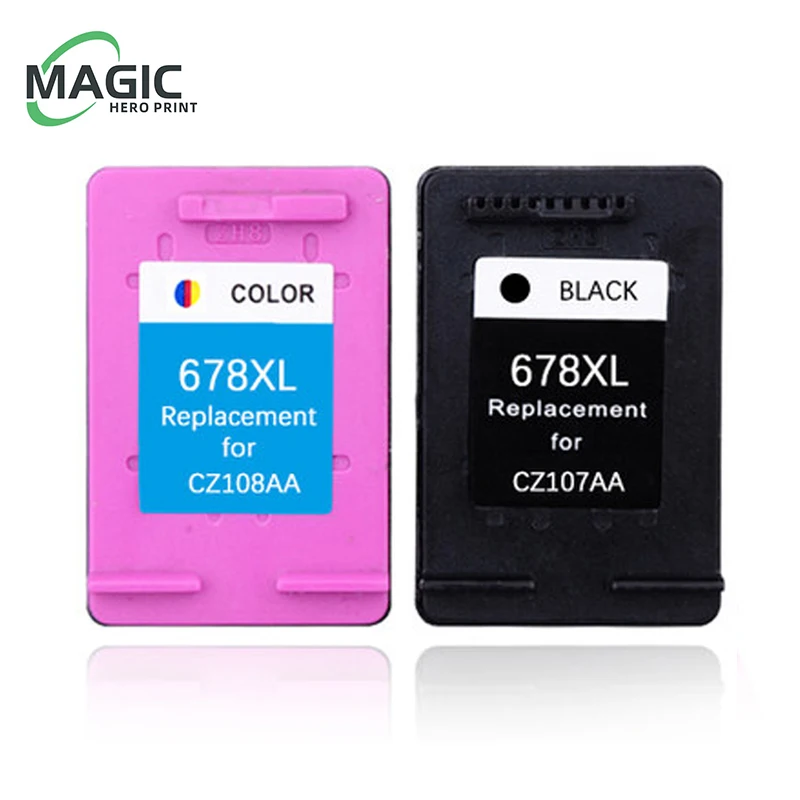 NEW 2pcs FOR HP678 Compatible Ink cartridge for hp678 for HP Diskjet 2515 3515 1018 1518 2548 3548 4518 printer for HP 678