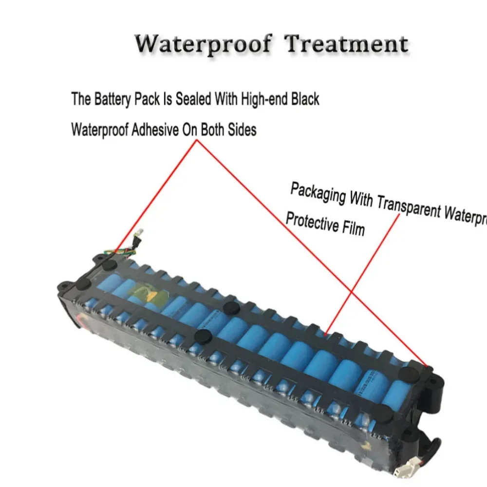 7.8Ah36V 10S3Plithium battery pack, suitable for Xiaomi M365 18650 NE1003-H battery communication interface discharge tail light