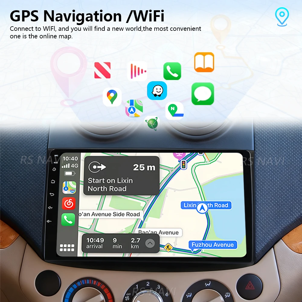 Android 16 Carplay Auto Qualcomm Radio Player For Chevrolet Epica 2006-2011 GPS Stereo DSP Navigation Snapdragon QLED Screen view 4