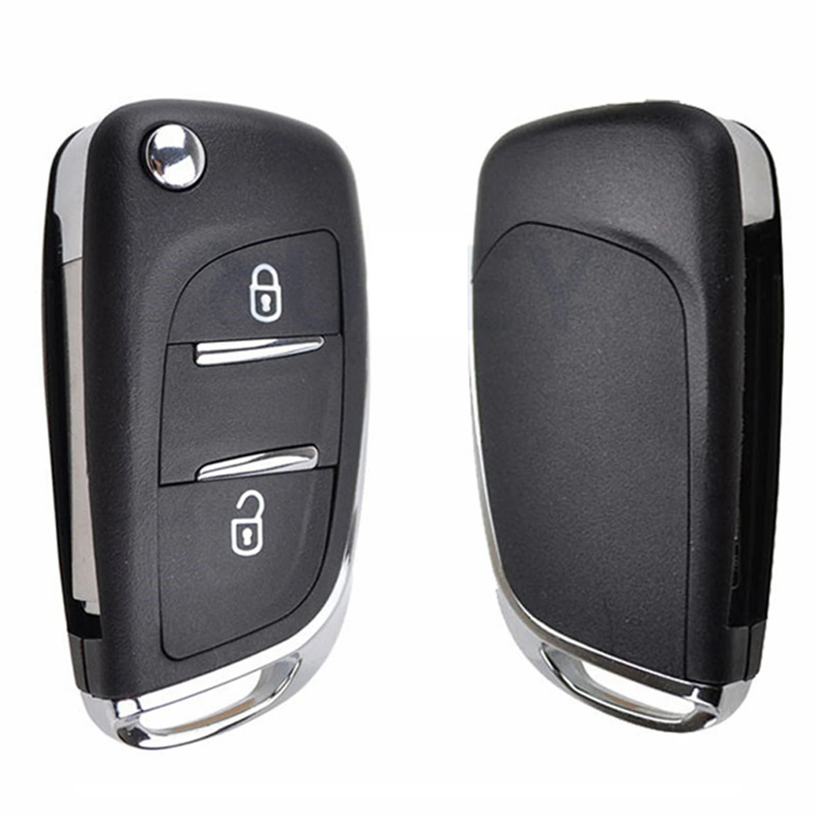 2 3 Button Car Remote Flip Key Case Shell For Citroen CCrosser C2 C3 C4 Aircross Dispatch C8 Peugeot 207 307 308 407 3008 807