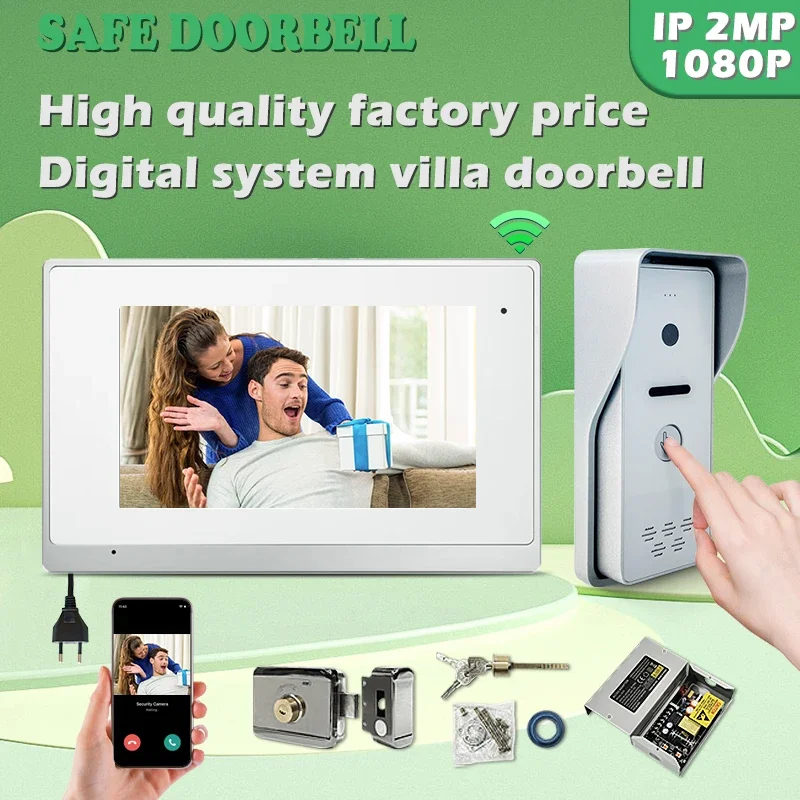 

Cheap Factory Price Home Video Doorbell Camera Wired Wifi 1080p Door Bell Interphone Doorbell With Clear Camera Video Doorbell