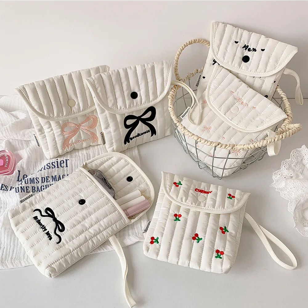 Bolsa de almacenamiento linda del bolso cosmético de la pulsera para el almacenamiento sanitario de los productos de las mujeres del regalo
