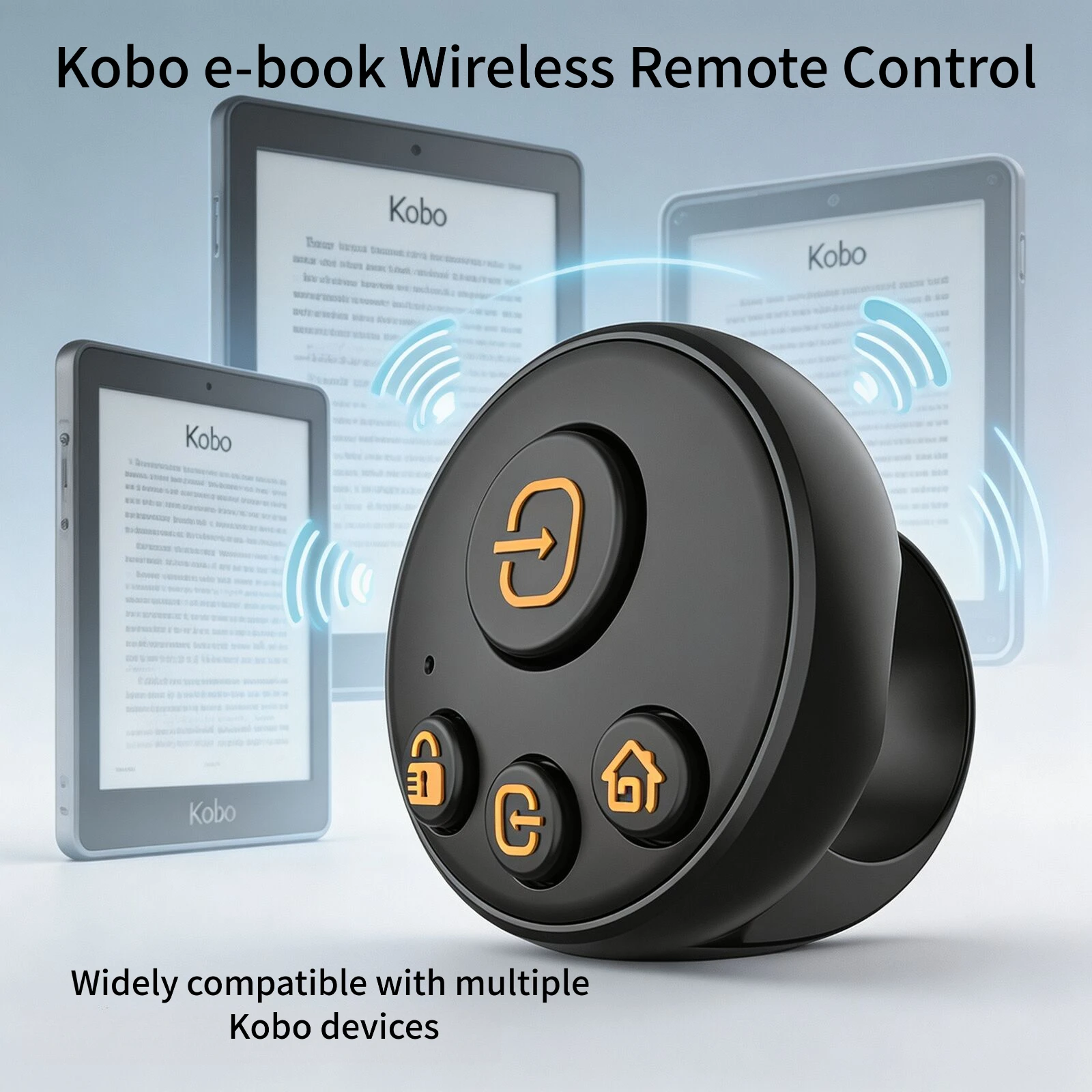 Mini Ebook Page Turner Remote Control Ring For Kobo E Reader Wireless Finger Remote Page Turning Hands Free Reading Controller