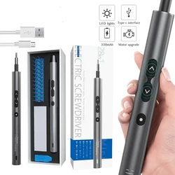 Set di cacciaviti elettrici Wireless Kit di tipo c ricaricabile di precisione Mini piccolo strumento Cordless per la riparazione di telefoni cellulari Xiaomi