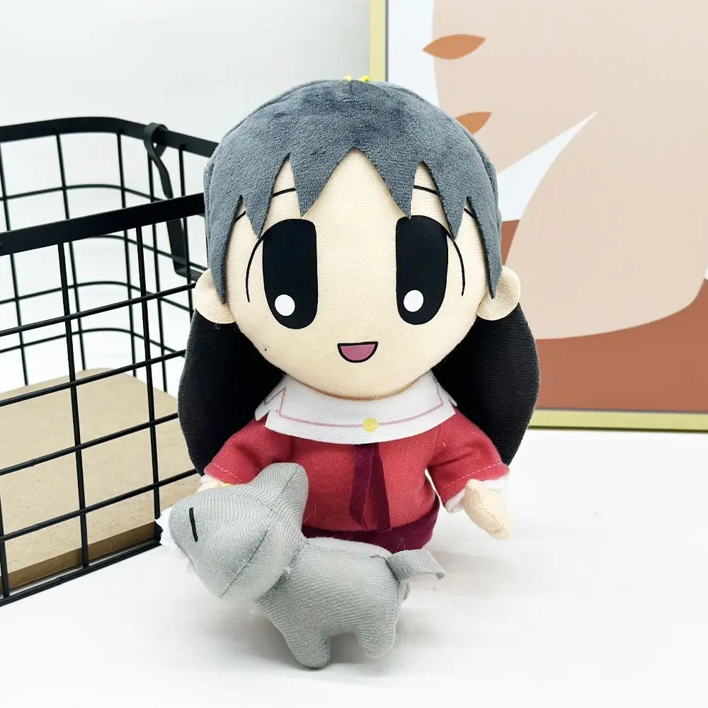 

Azumanga Daioh Sakaki Osaka Kasuga Ayumu Plush Doll Anime Peripherals Kamineko Soft Cotton Dol Cute Room Decor Xmas Gifts Girls