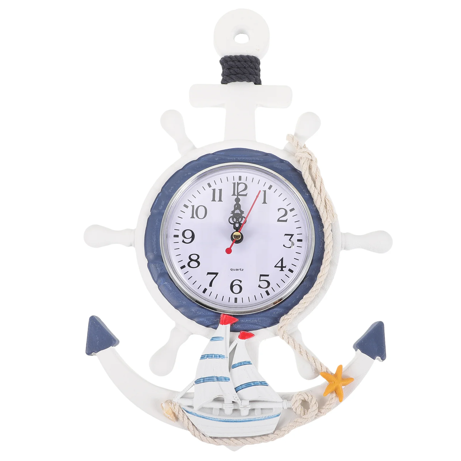 

Outdoor Travel Large Digital Clock Natical Theme Decor Nautical Clocks Mediterranean Style