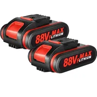 88VF Large-Capacity Rechargeable Lithium Ion Worx Battery Replace 48VF 36VF Replace Battery for Electric Wrench Saw Power Tool