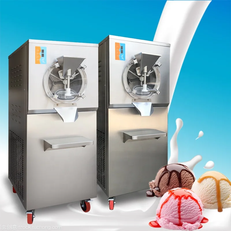 Stand italian gelato hard serve ice cream icecream ice-cream making machine