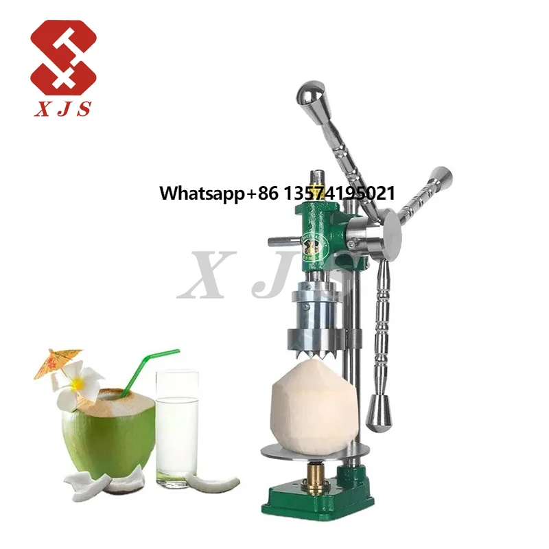 

Coconut Cutter Manual Opening Coconuts Machine Stainless Steel Capping Cover Drilling Machine